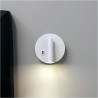 CANDEEIRO DE PAREDE DE ALUMÍNIO COM CHUMBO 3+8W USB