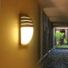 Luz de parede CURVE IP54 E27 cinzento