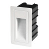 Baliza LED Exterior 3W Embutida Vertical branco