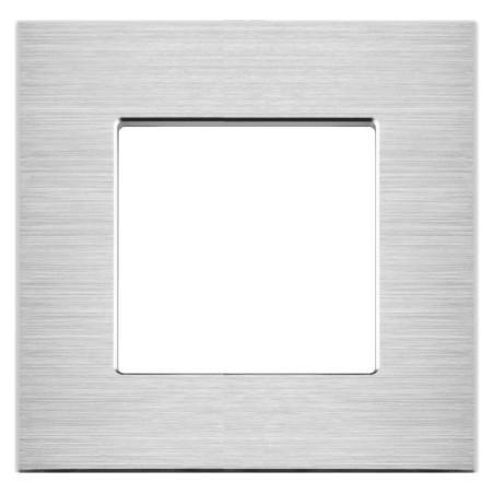 Cadre en Aluminium Brossé 1 Mécanisme gris