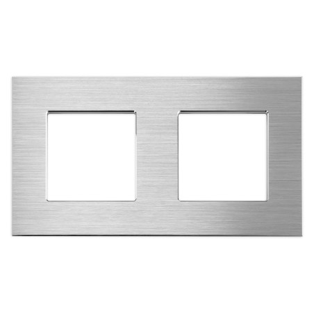 Marco Aluminio Cepillado 2 Mecanismo gris