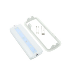 parts 3W LED Emergency Light Maintained / Non-Maintained with Auto-test