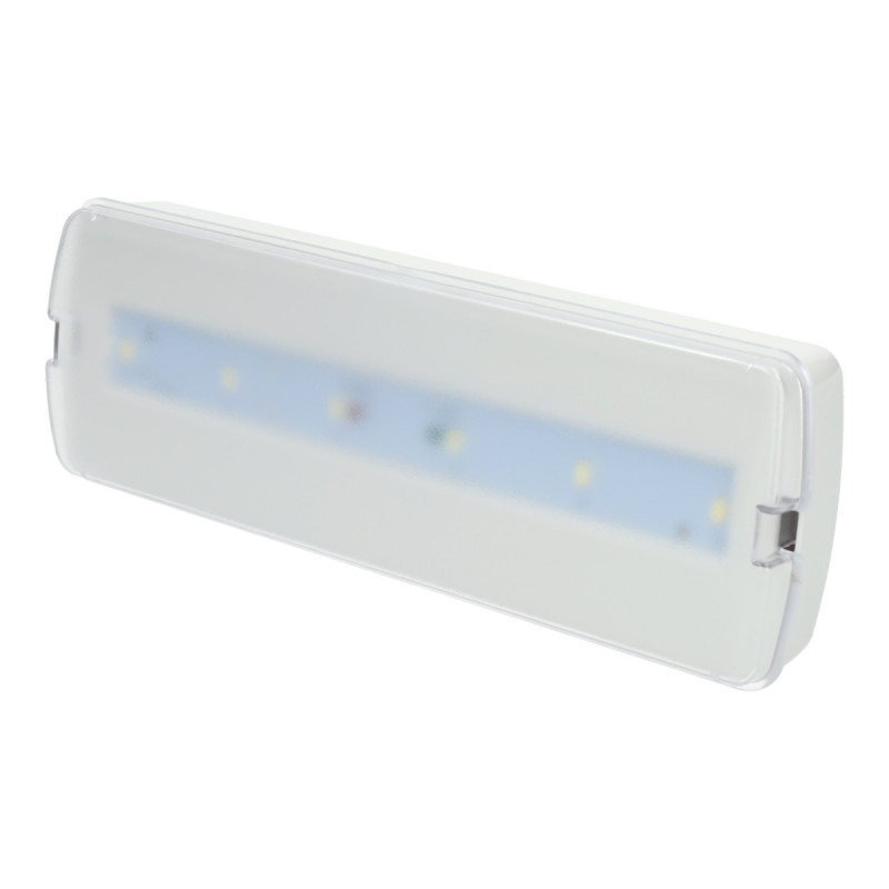 3W LED Emergency Light Maintained / Non-Maintained with Auto-test