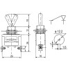 2-PIN switch, 15A 250VAC
