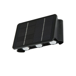 Aplique Solar LED Bidireccional 6 LEDs IP65