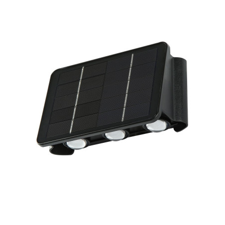 Aplique Solar LED Bidireccional 6 LEDs IP65