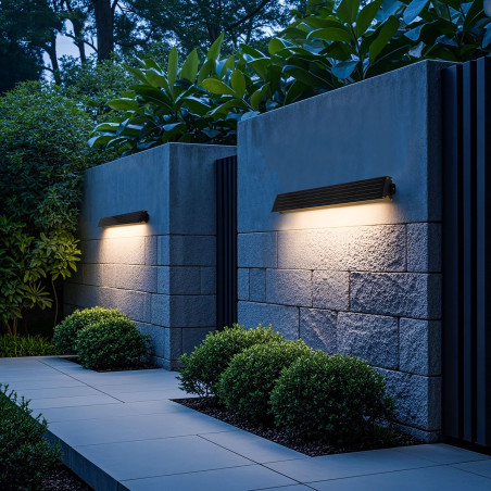 Solar LED Wall Washer 15W 940mm with Remote Control