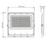 Projetor LED IP66 100W SLIM