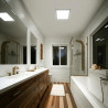 Downlight - SILVER Square 18W Panel