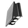 Aplique Solar LED Bidirecional de Parede 6 LEDs 3CCT IP65