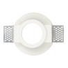 Anel de downlight para integração em gesso, Ø 100 mm, para lâmpada GU10