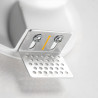 Anel de downlight para integração em gesso, Ø 100 mm, para lâmpada GU10
