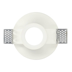 Reverso Aro Downlight Integración Escayola/Pladur Ø130mm para Bombilla GU10
