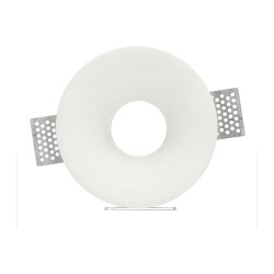 Aro Downlight Integración Escayola/Pladur Ø130mm para Bombilla GU10