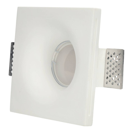 Aro Downlight Integración Escayola/Pladur 120x120mm para Bombilla GU10