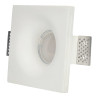 Encastreable en plâtre 120x120mm pour ampoule GU10