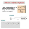Interruptor sem contacto de montagem embutida 12/24V 2,5A