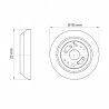 Single frame porcelain surface mounted