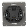 Switch key 2 gang 1 way Zero series