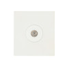 Base Toma TV Hembra - Soft touch blanco