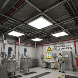 Panel LED ATEX 48W 625X625mm IP66