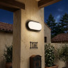 Oval bulkhead lamp 12W IP54