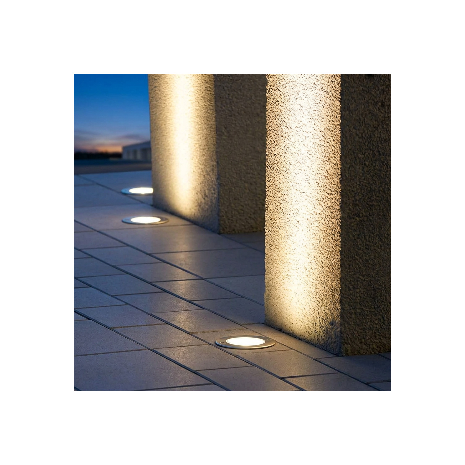 Foco LED Exterior 6W Encastrado Solo IP68