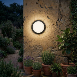 Round bulkhead lamp 12W IP54