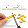 Tira LED 24V COB Corte Libre 12W/m 8mm Ancho IP20 - Rollo 5 metros
