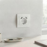 Tomada schuko + dois portas USBS série PC