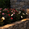 Kit of 4 Outdoor Solar LED Floodlights with 1W Solar Panel IP65