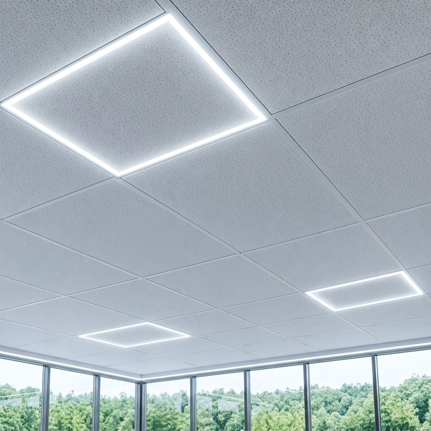 Marco luminoso LED 60x60 48W desmontable