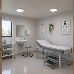 Plafonnier à leds carré de 18W