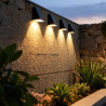 1W Solar-Powered LED Wall Light with Motion Sensor and Constant Light, IP65