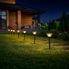 50cm 3W 3CCT IP65 Solar-Powered LED Floor Light with Remote Control