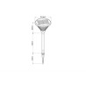 Baliza solar LED de pé, 50 cm, 3 W, 3 CCT, IP65, com comando