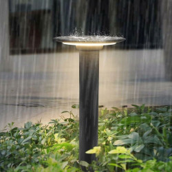 Baliza solar LED de pé, 60 cm, 3 W, IP65, 2 CCT