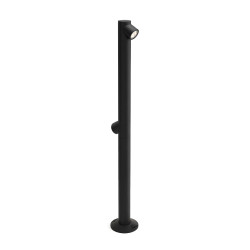 Baliza LED Exterior de Pie 100 cm 10W con 2 Focos IP65