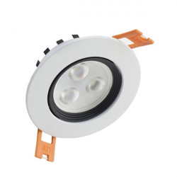 LED Downlight - White Frame, 3W