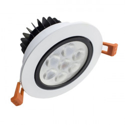 Downlight Led 7W dorado luz cálida