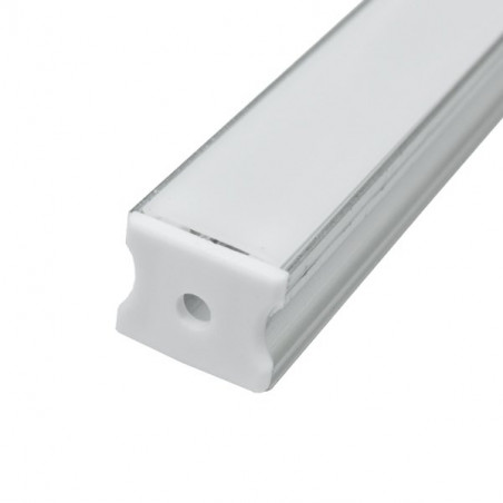Profil rectangulaire bande d’aluminium led 19 x 19 x 1000mm