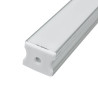 Perfil rectangular aluminio tira led 19 x 19 x 1000mm