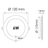 Downlight - Round 6W Panel