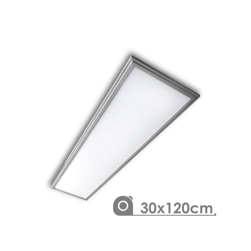 Panneau LED Slim B·LED Barcelona 120 X 30 Cm 44 W – Blanc Chaud – Encastrable UGR<19 Driver Inclus