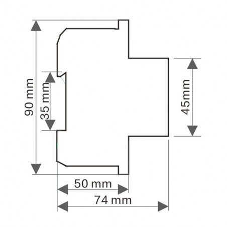Interruptor diferencial 4P 6kA