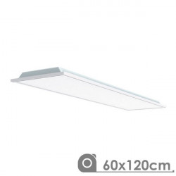 Panneau LED 60X120 cm 90W cadre blanc rétro-éclairé