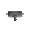 Adaptador carril monofásico color negro