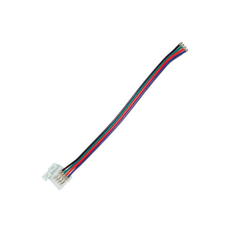 werkzaamheid portemonnee vocaal 4 pin) RGB 10mm LED strip connector cable at the best possible price