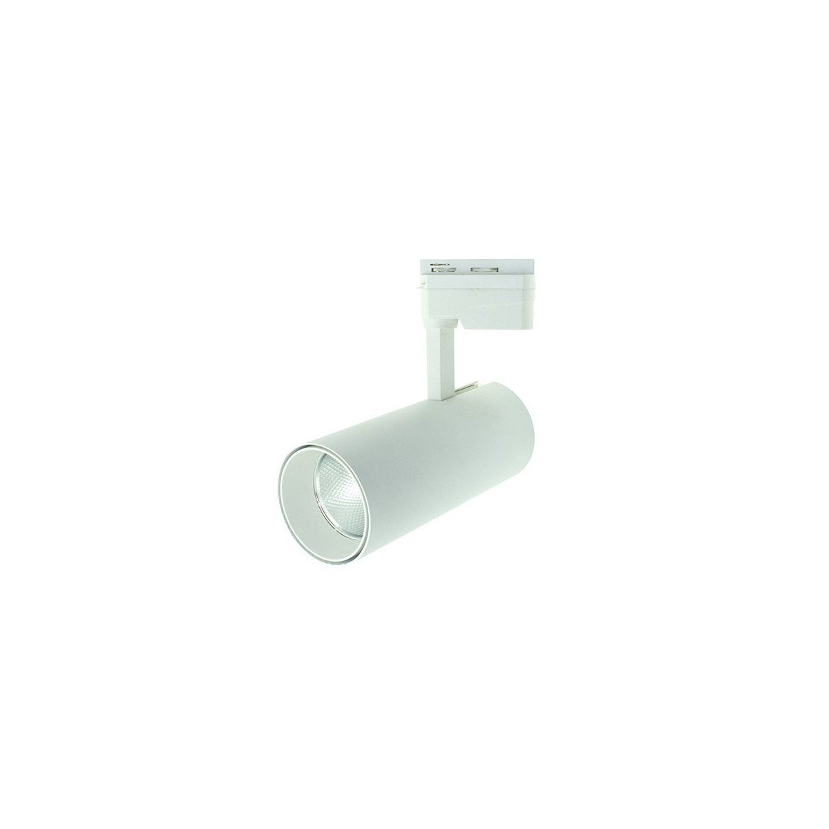 Spot sur rail - 30W, orientable, blanc