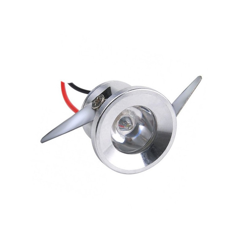 Downlight LED mini 1W couleur argent
